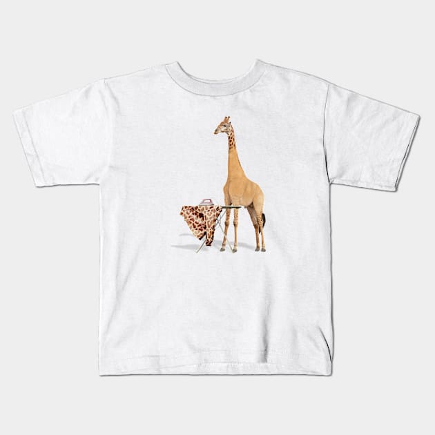 Giraffe's Wrinkle-Free Style Kids T-Shirt by Sara's